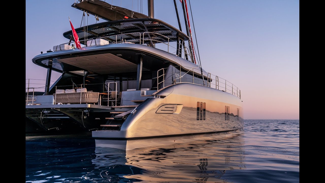 Eco Luxury Meet The Multimillion 60ft Catamaran E Youtube