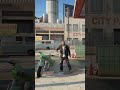 GTA 5 Lamar and Franklin steal a bike from Vagos