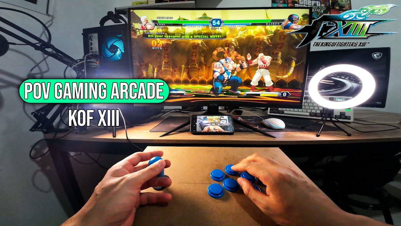POV The King of Fighters 🎮 Arcade Stick Experience [GamePlay Real] In ...