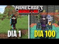 Sobreviví 100 Días en MINECRAFT HARDCORE 1.21