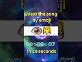 Guess the song by emoji in 10 second. Music quiz №9