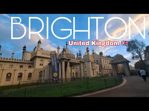 🇬🇧 BRIGHTON UNITED KINGDOM || Royal Pavilion ●Beach || October 31,2025