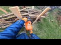 Stihl 461 - Sawing WOOD