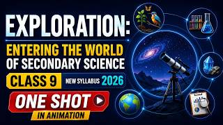 Class 9 Science Chapter 1 | EXPLORATION: Entering the World of Secondary Science |One Shot Animation