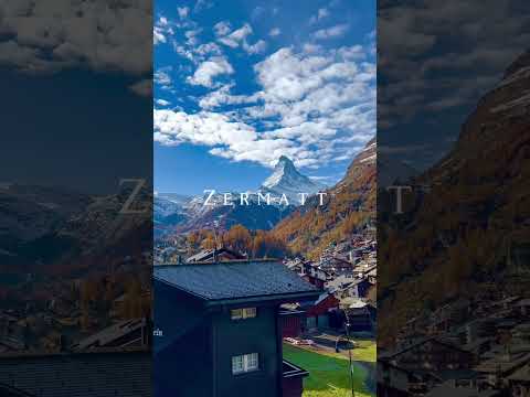 다시 보고싶은 #스위스 마테호른🩵 #zermatt