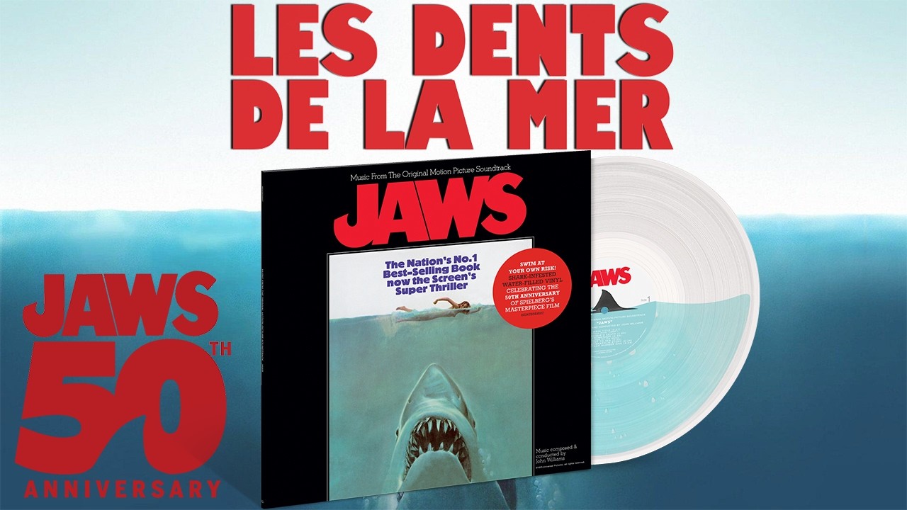 JAWS Soundtrack - 50th Anniversary Water Filled Vinyl Numbered