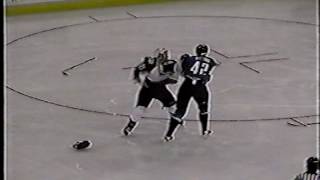 Scott Parker vs Andy Sutton NHL Sept 21/99