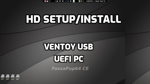 HD setup/install: F96-CE4 puppylinux in UEFI PC
