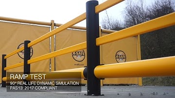 A-SAFE | eFlex Single Traffic Barrier+ - Ramp Test