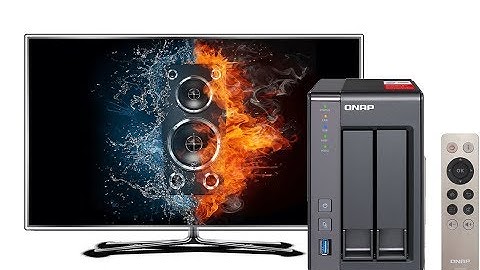 QNAP TS 251+ 2 Bay Next Gen Personal Cloud NAS Media Transcoding - TV HDMI Test