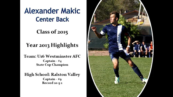 Alexander Makic, Class 2015, College Soccer Recrui...