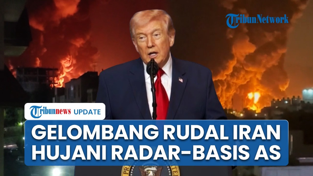 Rangkuman Konflik AS-Iran: Gelombang Rudal Iran Gempur Basis AS-Israel, Trump Puji Operasi Berhasil