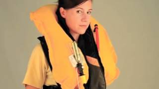 This automatic inflatable pfd keeps wearers cool and comfortable with
little restriction. greater range of motion is perfect for fishing
other inlan...