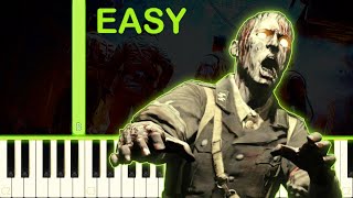 Video thumbnail of "Call of Duty Black Ops | Zombies Theme - EASY Piano Tutorial"