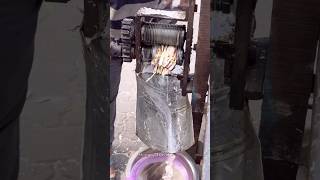 Fresh Old Machine Making Sugar Crane Juice in Nagpur India -Indian Street Food