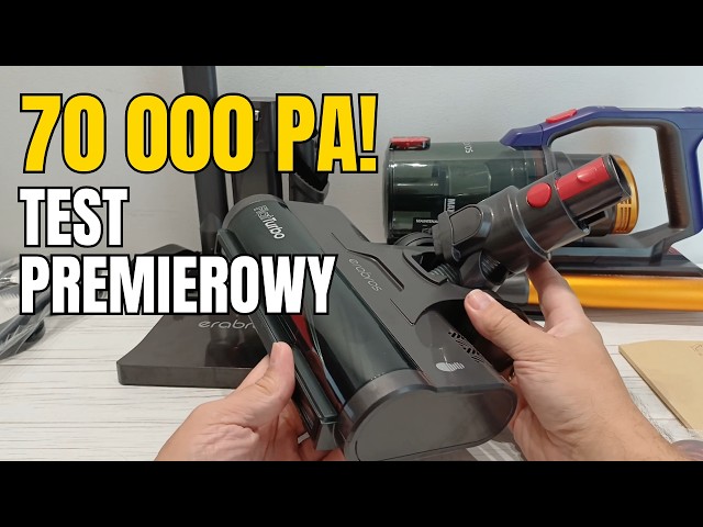 Najmocniejszy odkurzacz pionowy z AliExpress? | Test Era Bros EV7