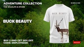 Adventure T-Shirts for Men | Outdoor & Trekking Collection | Deployed