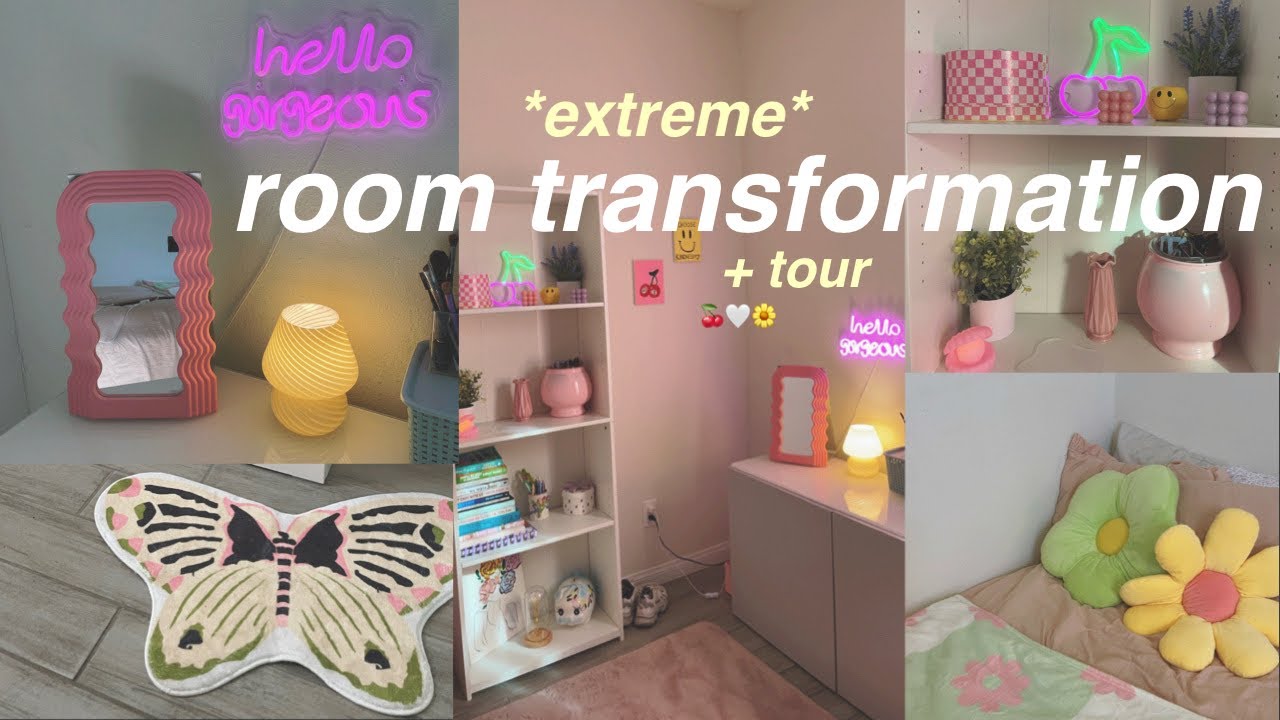 EXTREME ROOM TRANSFORMATION + TOUR *pinterest inspired*