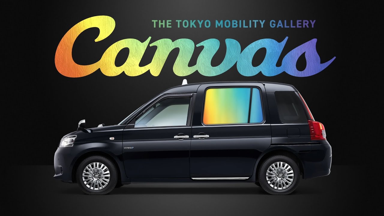 国内初の車窓モビリティサイネージサービス「Canvas」