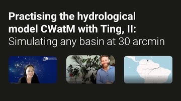 Practising the hydrological model CWatM with Ting, II: Simulating any basin at 30 arcmin
