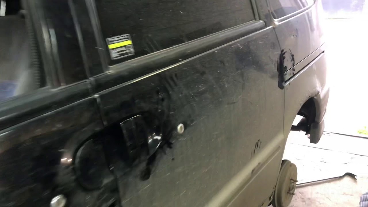 Nissan Serena C23 пружины подвеска рессора своими руками - YouTube