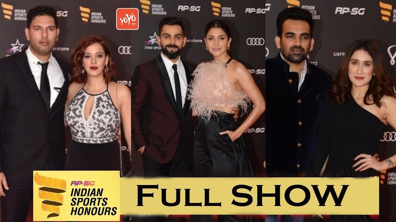 Virat Kohli, Anushka Sharma, Yuvraj & Zaheer At ‘Indian Sports Honour