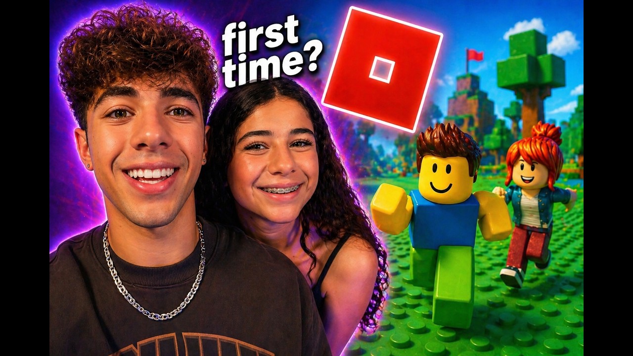 PLAYING ROBLOX FOR THE FIRST TIME !!!!