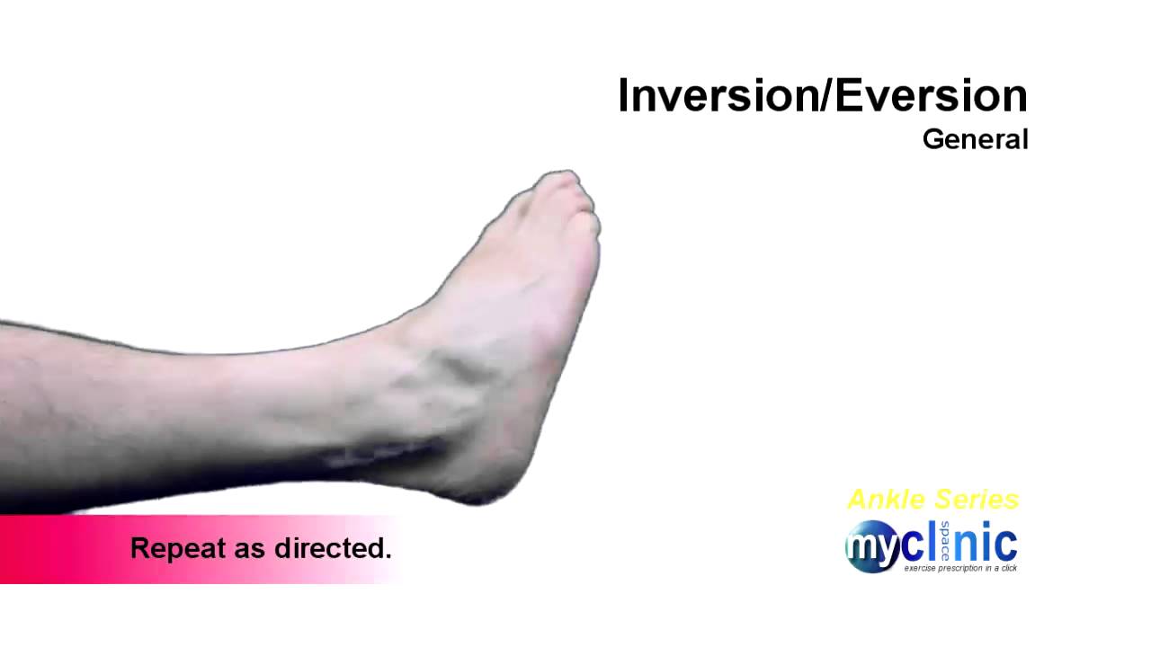 Ankle Series Inversion/Eversion YouTube