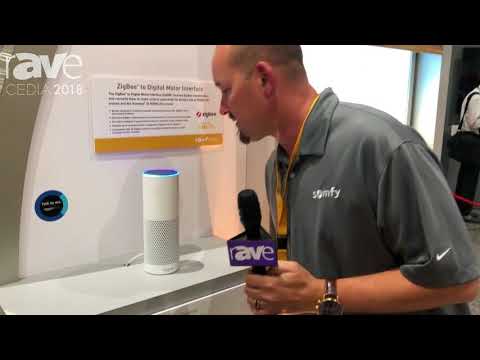 CEDIA 2018: Somfy Systems Demos Alexa Skill With ZbDMI ZigBee to Digital Motor Interface