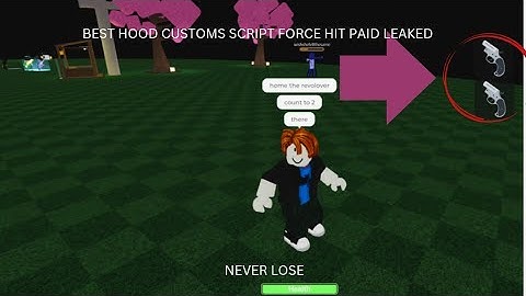 OP HOOD CUSTOMS SCRIPT PASTEBIN FORCE HIT WORK FOR MOBILE AND PC