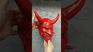 Demon Oni Red mask #oni #hannya #japan #ghostoftsushima #japanese #cosplay #art #artist #propmaking Demon Oni Red mask #oni #hannya #japan #ghostoftsushima #japanese #cosplay #art #artist #propmaking