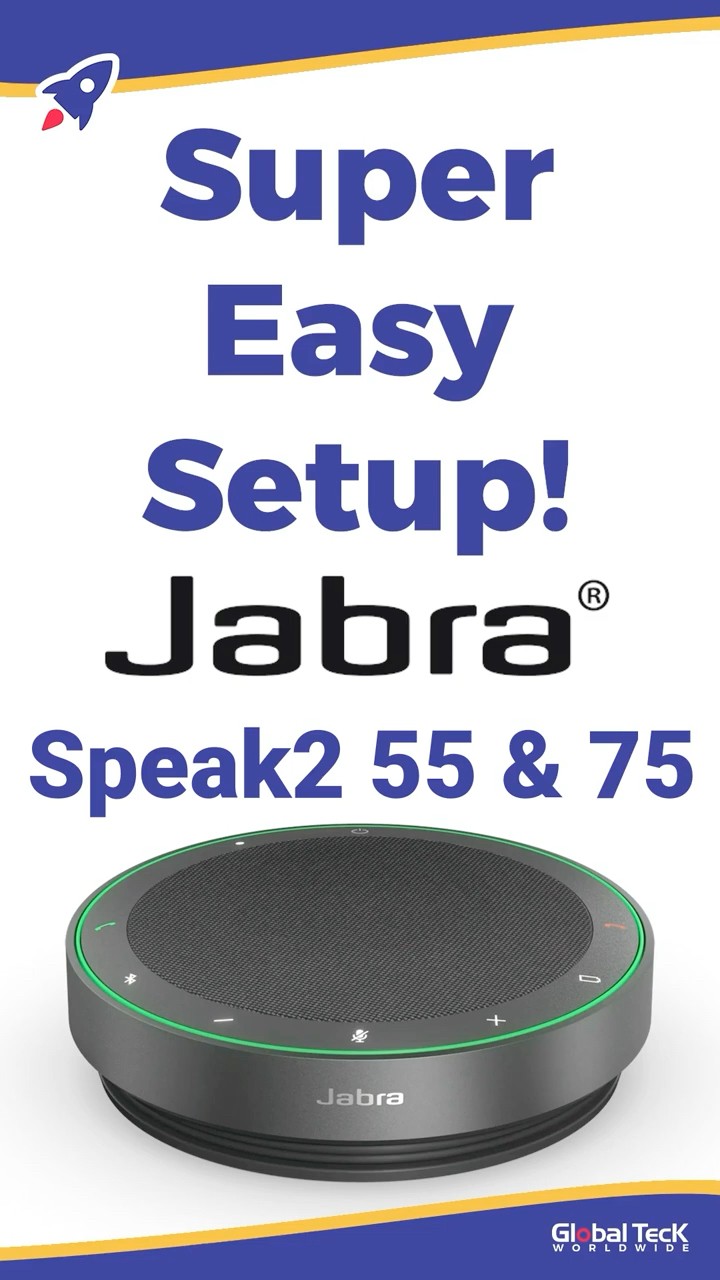 Jabra Speak2 55 and 75 — The Easiest Bluetooth Speakerphone Setup