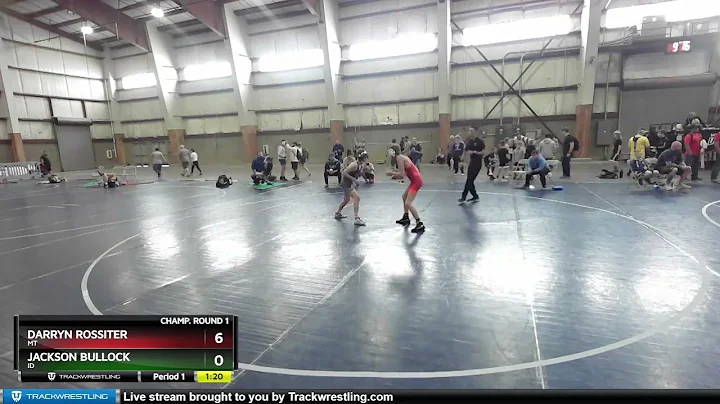 102 Lbs Champ. Round 1 - Darryn Rossiter, MT Vs Ja...