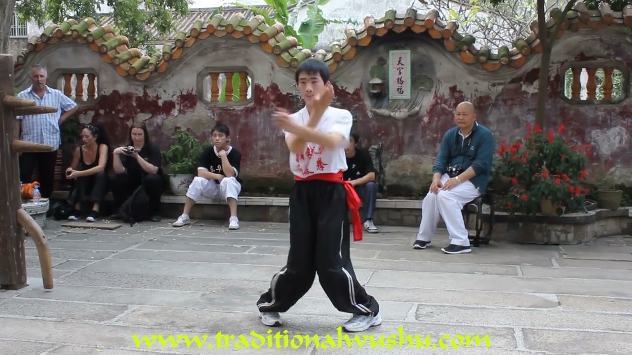 Wing Chun exchange visit to Chan Wah Shun family home Shunde  China 2010. Sifu Derek Frearson