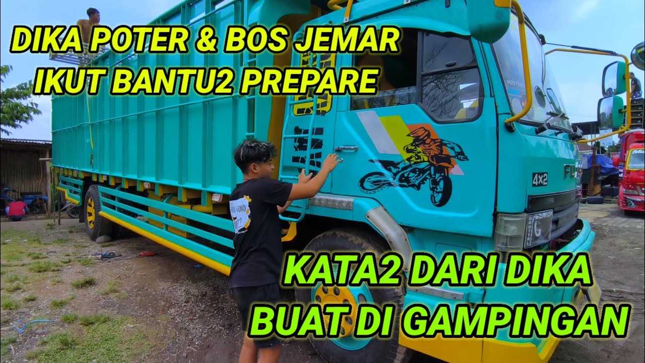 Bos jemar & dika poter ikut bantu2 , persiapan gampingan kalo bisa besok sudah di Gampingan 
