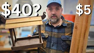 5 Fence Picket To 40 Bird Feeder?