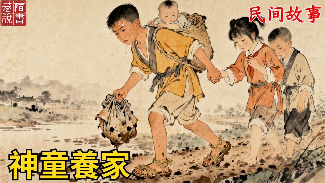 十三歲神童帶著四個弟妹被親叔叔趕出家門，一個人扛起五口之家，苦熬一生未娶，結局震驚全村！【巷陌說書人】#巷陌說書人#奇聞#故事#民間故事#故事頻道#說書#睡前故事#聽書