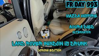 I've been drinking, can you fix my Land Rover? Plus Mazda Misfire and Acura Broke Down. FRD 993