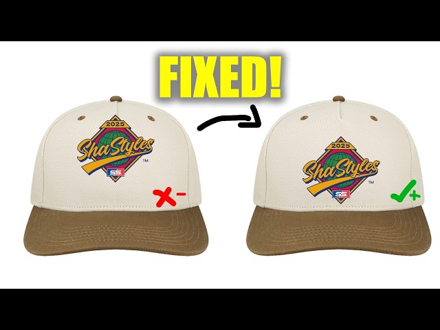 How to lower hat design on your happy japan embroidery machine (No