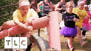 The Johnston Girls Take Part In The Muddy Princess Run | 7 Little Johnstons