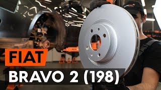 Como substituir Discos de freio FIAT BRAVO II (198) - vídeo guia