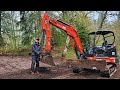 Excavating a New Lawn & Blueberry Patch Off the Grid