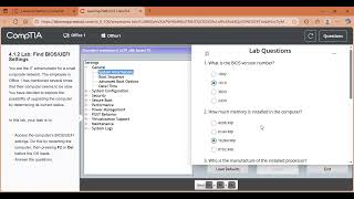 Lab: Find BIOS / UEFI Settings 4.1.2
