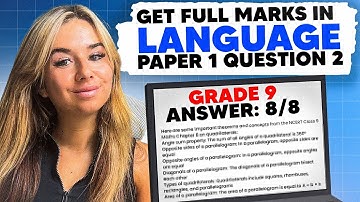 How to get Full Marks Language Paper 1 Question 2: Model example