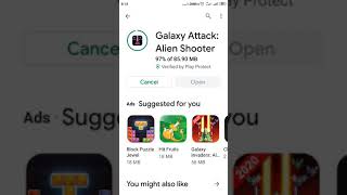 Galaxy Attack: Alien shooter installation and playing screenshot 1