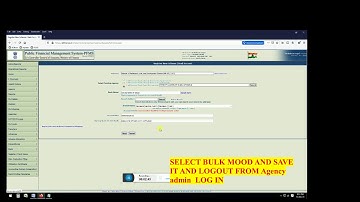 PFMS HOW TO CREATE AGENCY AND MAP LOWER LEVEL AGENCY FROM ADMIN IN PFMS