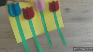 3D tulpen knutselen 3D tulpen knutselen