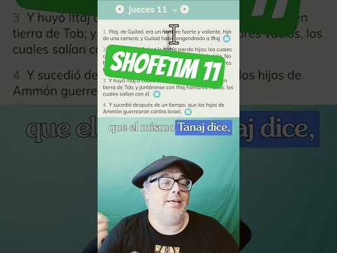 #929  #tanaj  #shofetim #jueces 11: el secreto de los marginales al mando