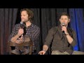 Jared and Jensen share stories from Supernatural