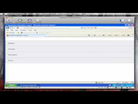 Resolution Dependent Layout with CSS